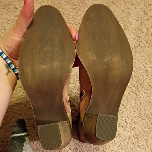 Free People Brown and Black Ankle Booties - Picture 4 of 6